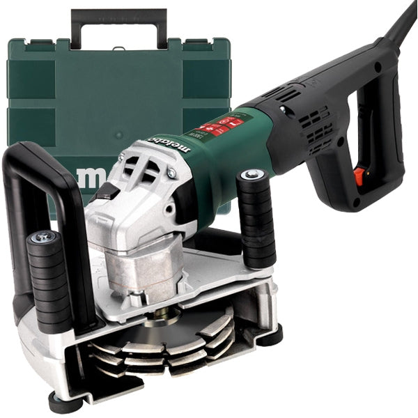 Freza pentru caneluri beton Metabo MFE 40 putere 1900 W diametru disc 125 mm turatie constanta pornire lina protectie suprasarcina protectie repornire