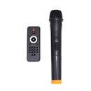 Boxa portabila Samus IBIZA 10 - 800W Bluetooth USB slot card microSD / TF Aux in radio FM 2 mufe intrare microfon mufa intrare chitara afisaj LED negru microfon telecomanda