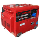 Pachet generator curent cu automatizare AGT 6851 DSEA putere 5 kW 230 V diesel pornire electrica insonorizat AVR + 2l ulei motor AgroPro