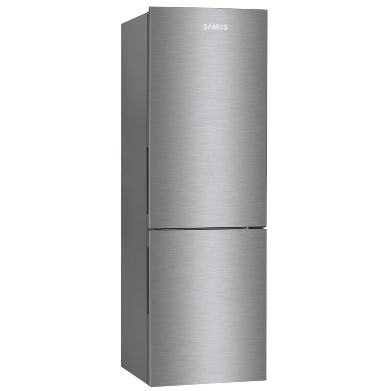 Combina frigorifica Samus SCX396NFE 293 litri Full No Frost clasa E inaltime 185 cm termostat reglabil usi reversibile lumina interioara tip LED picioare reglabile