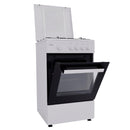 Aragaz pe gaz Samus SM450ABS 4 arzatoare latime 50 cm dispozitiv siguranta plita si cuptor