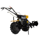 Pachet motocultor Profesional ProGARDEN HS 1100D 13 CP benzina freze de lucru roti cauciuc 6 X 12 roti metalice rarita reglabila plug cartofi plug arat prasitoare + 2l ulei motor AgroPro +3l ulei transmisie AgroPro