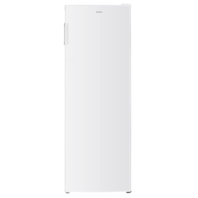 Frigider-racitor Samus SR456E cu 1 usa si 6 rafturi 331 litri clasa E inaltime 170 cm termostat reglabil usa reversibila iluminare interioara picioare reglabile