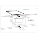 Plita incorporabila vitroceramica Samus PSVE-64BG10 4 zone de gatit 6800 W control touch 9 trepte putere indicator caldura reziduala blocaj de siguranta timer