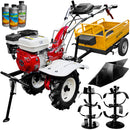 Motocultor Media Line MS 7100 CF motor 7 CP latime lucru 90 cm 2+1 viteze freze roti cauciuc rarita fixa remorca 3l ulei AgroPro