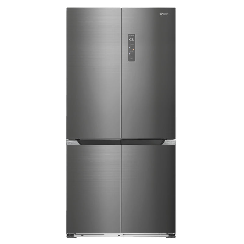 Frigider Side by Side Slot-in cu 4 usi Samus S4DX-650NFE 505 litri clasa E inaltime 190.2 cm Full No Frost Multi Climate System Slot-in afisaj LCD lumina interioara LED picioare reglabile