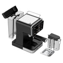 Espressor cafea Samus Cafe Luxe 20 K cafea macinata + capsule 20 bar 1350 W capacitate 1.5 litri rezervor lapte 8 bauturi presetate afisaj digital tactil tehnologie Thermalblock curatare automata negru + argintiu