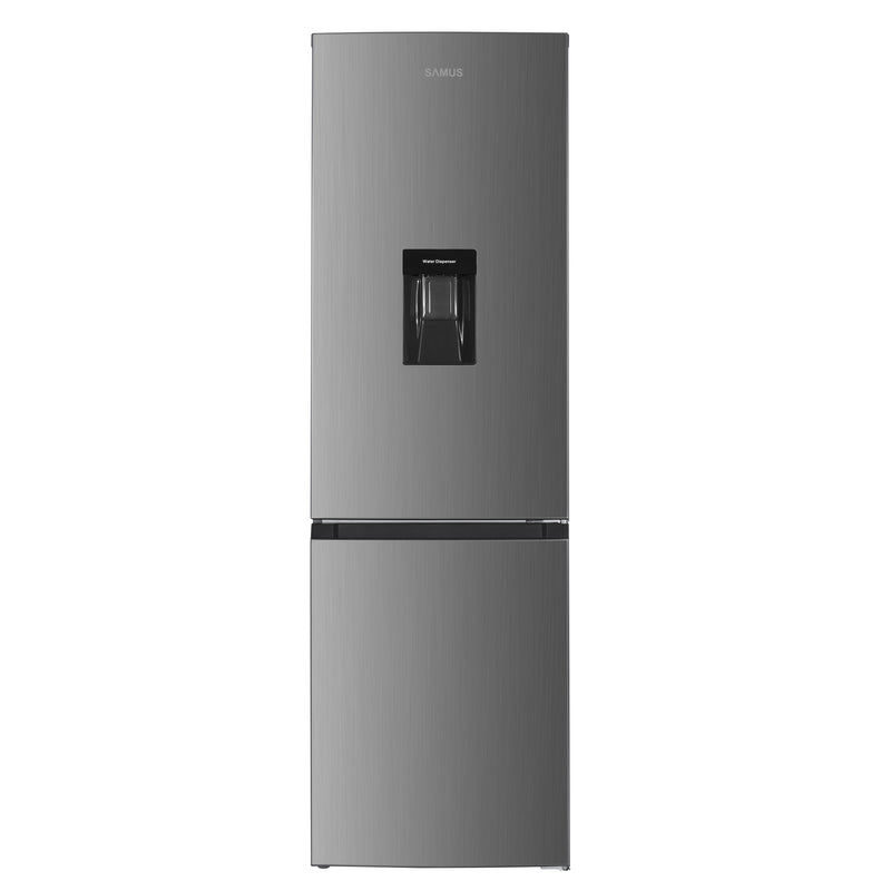 Combina Frigorifica Samus SCX357NFDE 251 litri Full No Frost clasa E inaltime 181 cm dozator apa termostat reglabil usi reversibile lumina interioara tip LED picioare reglabile