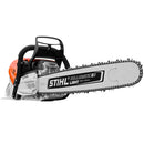 Motofierastrau profesional STIHL MS 500i putere 6.8CP lama 50cm pas lant 3/8" RS Rollomatic ES Light + ulei amestec 2T 1L + ulei forest plus 2L + extra lant + extra sina + pila lant