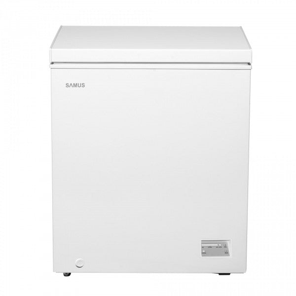 Lada Frigorifica Samus LS168E 142 litri clasa E latime 70.5 cm functie Fast Freeze termostat reglabil interior aluminiu panou de control electronic cu leduri