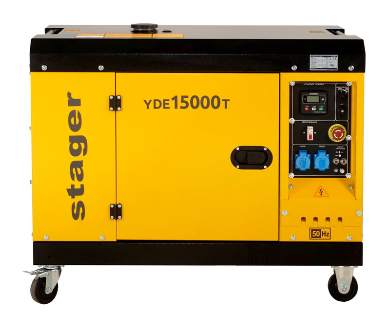 Stager YDE15000T Generator insonorizat diesel monofazat 11kVA, 48A, 3000rpm