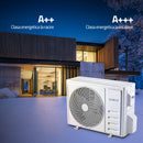 Aparat de aer conditionat Samus ACS-18K01 WIFI 18000 BTU A++ / A+ Wi-Fi inverter ventilatie functie incalzire mod eco I Feel timer mod de noapte autocuratare alb