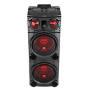 Boxa portabila Samus Fiesta 12 100 W Bluetooth USB slot card SD Aux in radio FM intrare microfon functie True Wireless Stereo negru microfon inclus telecomanda