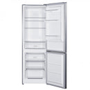 Combina frigorifica Albatros CNFX395E 293 litri Full No Frost clasa E inaltime 185 cm termostat reglabil usi reversibile lumina interioara tip LED picioare reglabile argintiu