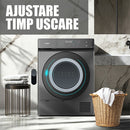 Uscator de rufe Samus SWDP-919DS 8 kg pompa de caldura 18 programe Clasa energetica E anti-sifonare blocare acces copii