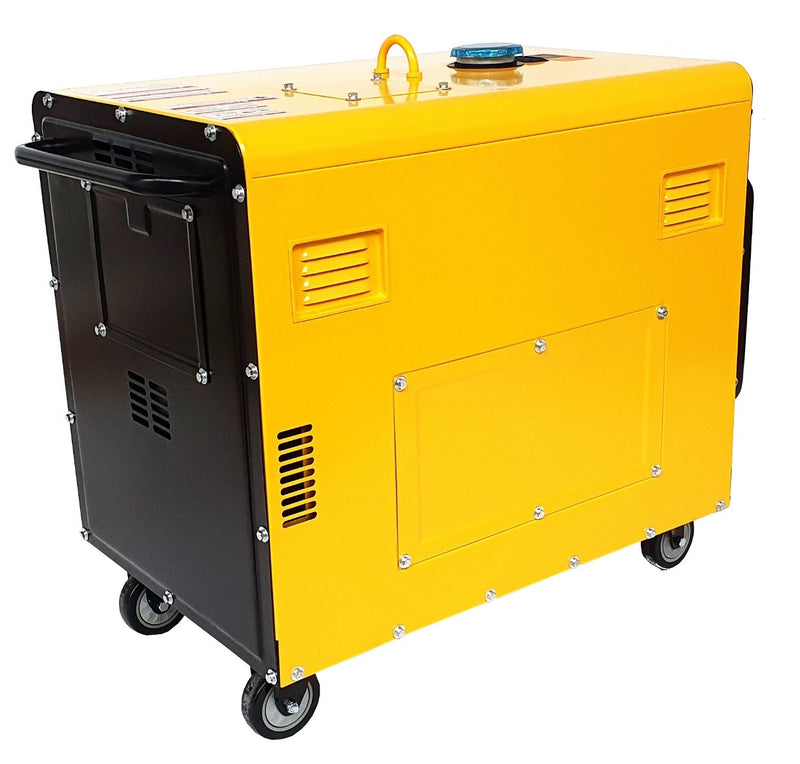 Generator curent Stager YDE7000TD putere 5 kW 230V insonorizat diesel pornire electrica