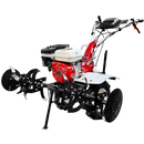 Motocultor Media Line MS 7100 CF motor 7 CP latime lucru 90 cm 2+1 viteze freze roti cauciuc roti metal rarita fixa plug arat plug cartofi cultivator 3l ulei AgroPro