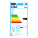 Cuptor electric incorporabil Samus SC840GT clasa A 87 litri 4 functii grill timer mecanic 2400 W Ventilatie tangentiala de racire