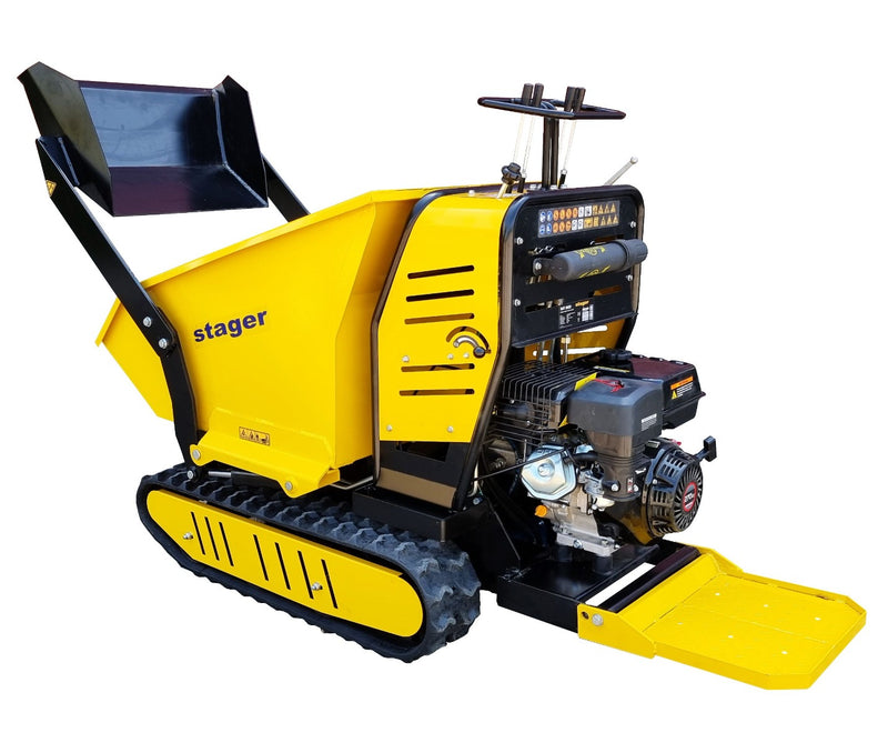 Stager RMT500SI roaba cu motor termic cu incarcator frontal 9CP, 500kg, senile