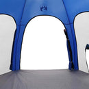 vidaXL Cort de piscină cu acoperiș Albastru Azur 366 x 305 x 231 cm