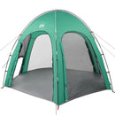 vidaXL Cort de piscină cu acoperiș Verde Mării 366 x 305 x 231 cm