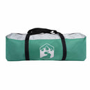 vidaXL Cort de piscină cu acoperiș Verde Mării 366 x 305 x 231 cm