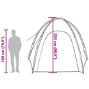 vidaXL Cort de piscină cu acoperiș Gri 366 x 305 x 231 cm