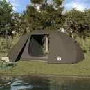 vidaXL Cort de pescuit cu acoperiș Maro 514 x 465 x 187 cm