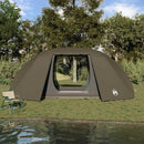 vidaXL Cort de pescuit cu acoperiș Maro 514 x 465 x 187 cm