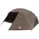 vidaXL Cort de pescuit cu acoperiș Maro 514 x 465 x 187 cm