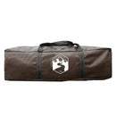 vidaXL Cort de pescuit cu acoperiș Maro 514 x 465 x 187 cm