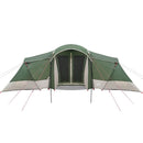vidaXL Cort de Familie cu acoperiș Verde și gri 721 x 335 x 212 cm