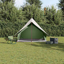 vidaXL Cort de Familie cu acoperiș Verde și alb 220 x 220 x 184 cm