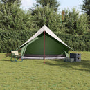 vidaXL Cort de Familie cu acoperiș Verde și alb 256 x 256 x 185 cm