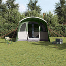vidaXL Cort de Familie cu acoperiș Verde și alb 576 x 325 x 213 cm