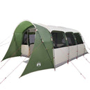 vidaXL Cort de Familie cu acoperiș Verde și alb 576 x 325 x 213 cm