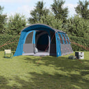 vidaXL Cort de Familie cu acoperiș Albastru și Gri 576 x 325 x 213 cm
