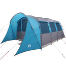 vidaXL Cort de Familie cu acoperiș Albastru și Gri 576 x 325 x 213 cm