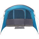 vidaXL Cort de Familie cu acoperiș Albastru și Gri 576 x 325 x 213 cm