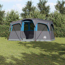 vidaXL Cort de Familie cu acoperiș Albastru și Gri 435 x 255 x 216 cm