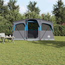 vidaXL Cort de Familie cu acoperiș Albastru și Gri 435 x 255 x 216 cm