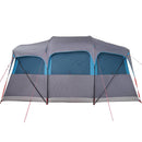 vidaXL Cort de Familie cu acoperiș Albastru și Gri 435 x 255 x 216 cm