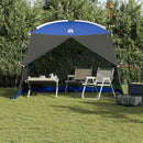 vidaXL Cort cu plasă de țânțari Albastru Azur 320 x 320 x 218 cm