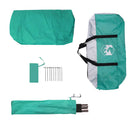 vidaXL Cort cu plasă de țânțari Verde Mării 320 x 320 x 218 cm