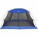 vidaXL Cort cu plasă de țânțari Albastru Azur 380 x 380 x 225 cm