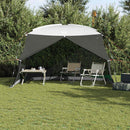 vidaXL Cort cu plasă de țânțari cu acoperiș Gri 380 x 380 x 225 cm