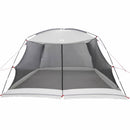 vidaXL Cort cu plasă de țânțari cu acoperiș Gri 380 x 380 x 225 cm