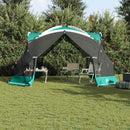 vidaXL Cort cu plasă de țânțari Verde Mării 434 x 434 x 230 cm