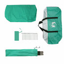 vidaXL Cort cu plasă de țânțari Verde Mării 434 x 434 x 230 cm