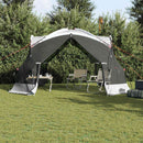 vidaXL Cort cu plasă de țânțari cu acoperiș Gri 434 x 434 x 230 cm
